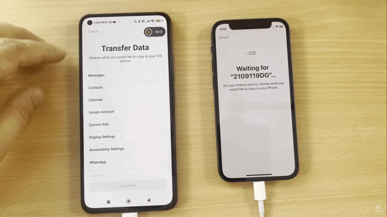 Transfer Whatsapp data to iphone