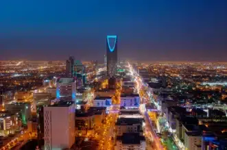مدينة الرياض السعودية ليلاً