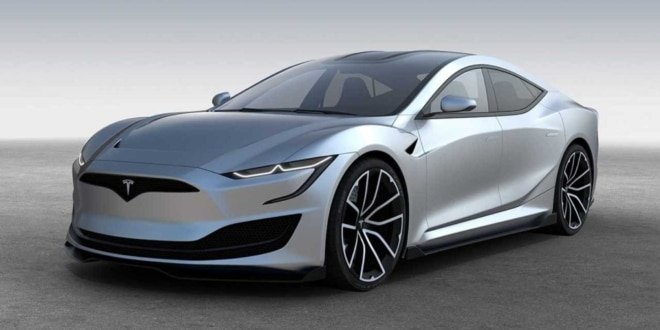 tesla model s render
